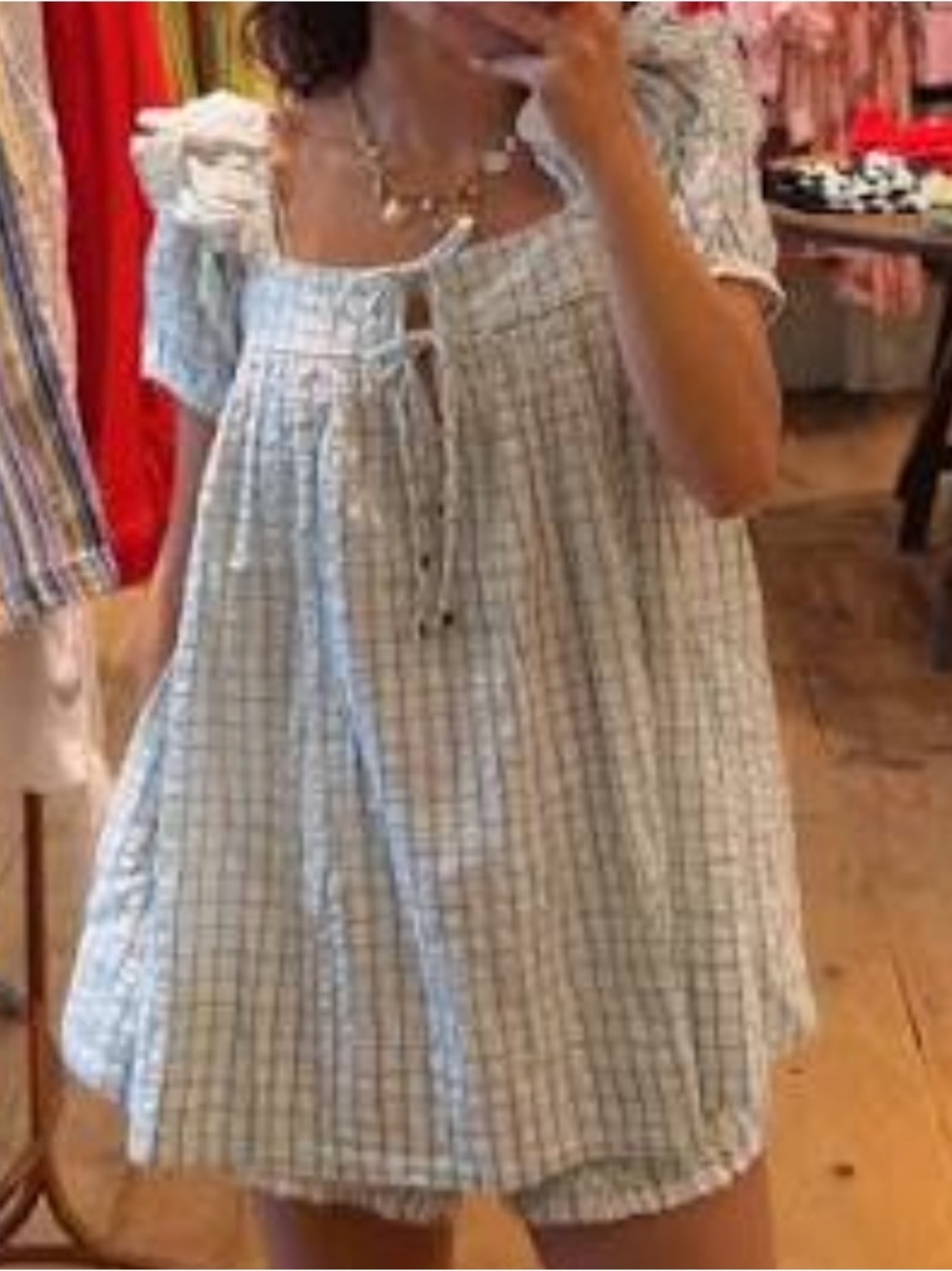 Free people Maggy Mae Yarn Dye set/XS